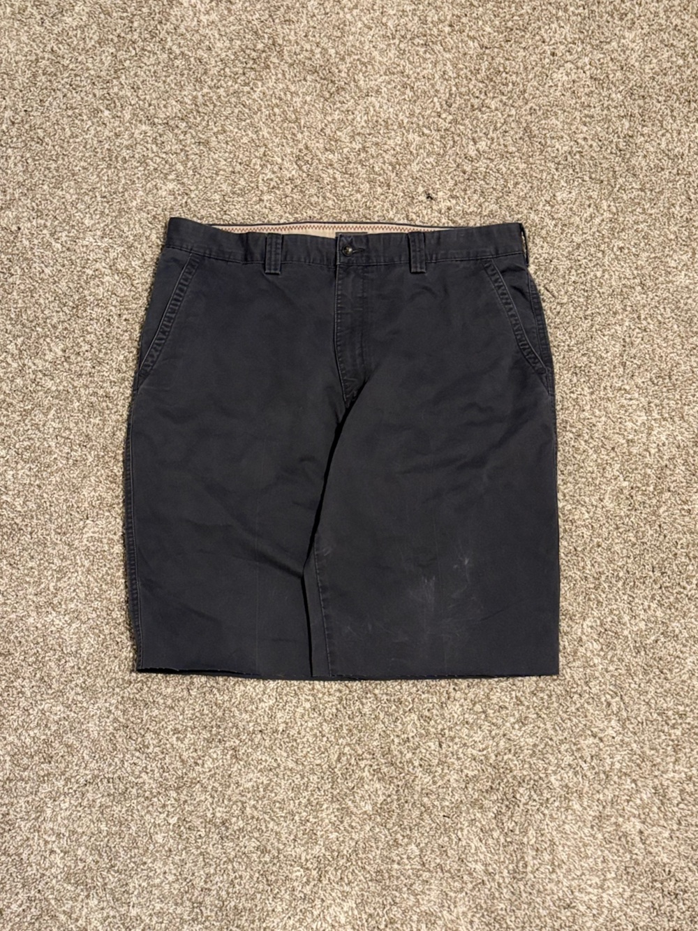 St. John's Bay Gray Flat-Front Men's Shorts